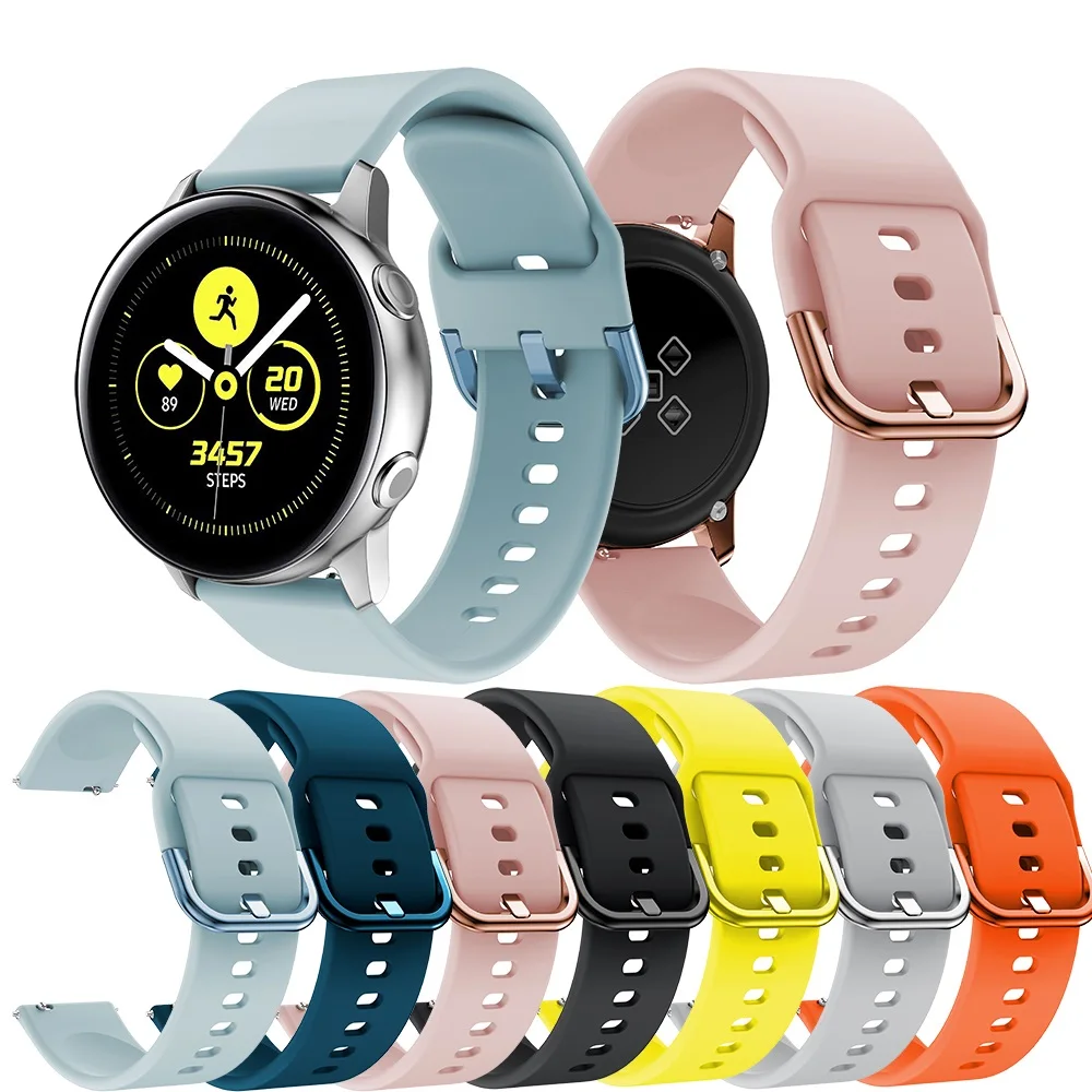 Ремешок силиконовый для смарт-часов, оригинальный браслет для Samsung Galaxy Watch Active 2 40/44 мм/3 41 мм, Huawei GT 2 42 мм, 20 мм
Ремешок силиконовый для смарт-часов, оригинальный браслет для Samsung Galaxy Watch Active 2 40/44 мм/3 41 мм, Huawei GT 2 42 мм, 20 мм