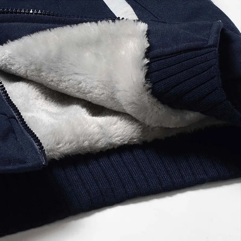 Зимние мужские толстые теплые куртки большого размера свитшот с капюшоном
