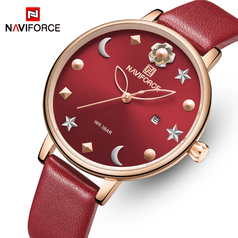 NAVIFORCE Women Watch Top Brand Luxury Watches Quartz Waterproof Wristwatch Girls Ladies Fashion Simple Clock relogios feminino
NAVIFORCE Women Watch Top Brand Luxury Watches Quartz Waterproof Wristwatch Girls Ladies Fashion Simple Clock relogios feminino