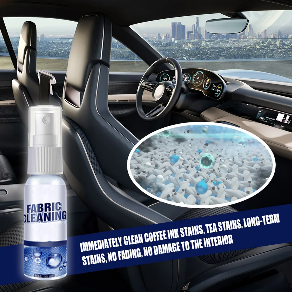 30ml/100ml Car Interior Cleaning Agent Ceiling Cleaner Fabric Flannel Leather Cleaning Spray Chemical-Free Car Cleaning Tool
30ml/100ml Car Interior Cleaning Agent Ceiling Cleaner Fabric Flannel Leather Cleaning Spray Chemical-Free Car Cleaning Tool