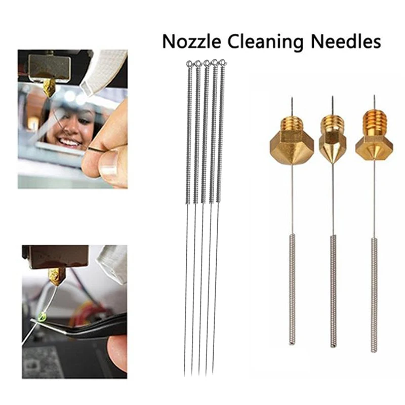 10Pcs 3D Printer Nozzle Cleaning Needles Kit Stainless Steel Cleaning Tool 0.2mm 0.25mm 0.3mm 0.35mm 0.4mm
10Pcs 3D Printer Nozzle Cleaning Needles Kit Stainless Steel Cleaning Tool 0.2mm 0.25mm 0.3mm 0.35mm 0.4mm