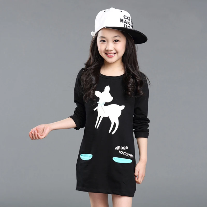 6Casual Kids Baby Girls Cotton Dress Long Sleeve Cartoon Deer Print Dress Children's Clothing Autumn Girl Pageant Dresses
6Casual Kids Baby Girls Cotton Dress Long Sleeve Cartoon Deer Print Dress Children's Clothing Autumn Girl Pageant Dresses