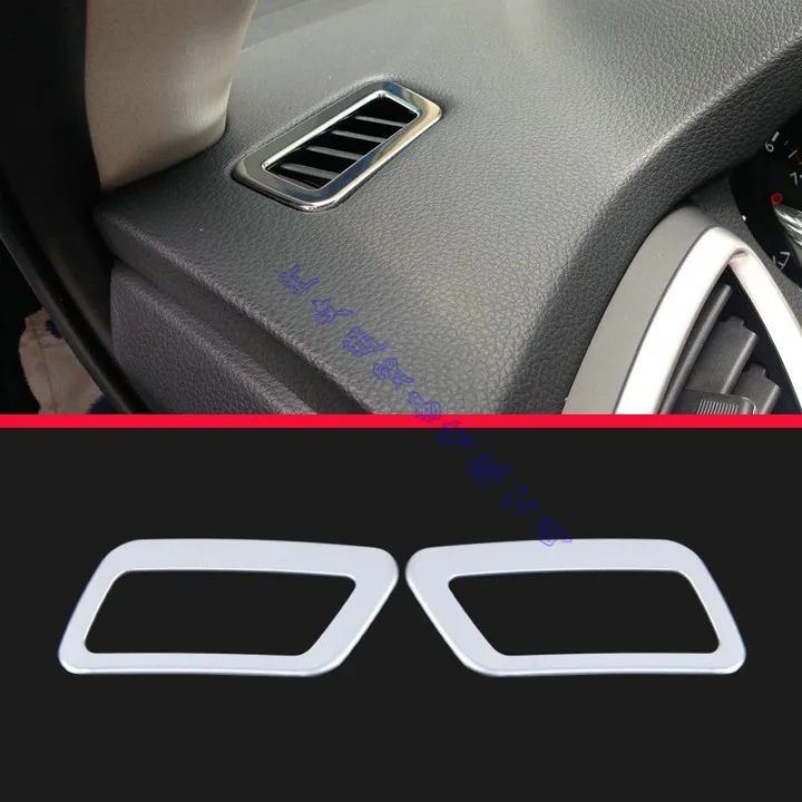 

Для Nissan Qashqai J11 2015 2016 2017 ABS Хромированная Крышка вентиляционного отверстия зеркальная рамка молдинг украшение акцент Стайлинг