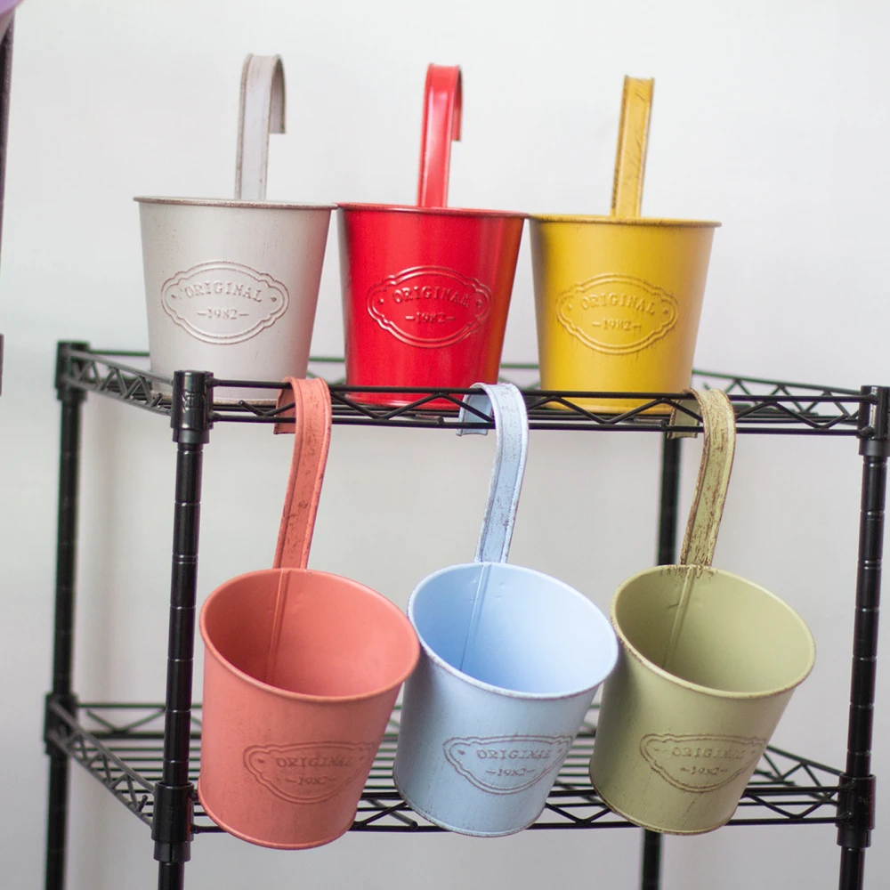 Flower Pot Bucket 12 PCS Flowerpot Garden Indoor Iron Home Decoration Outdoor Durable Total Height 17cm Railing Fence
Flower Pot Bucket 12 PCS Flowerpot Garden Indoor Iron Home Decoration Outdoor Durable Total Height 17cm Railing Fence