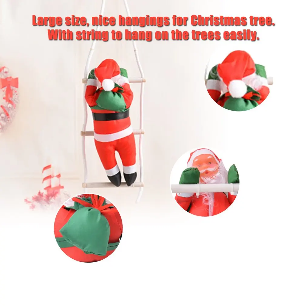 New Santa Claus Climbing Stairs Christmas Tree Decoration New Year Ornament Santa Claus Giving Gift Hangings With Stair
New Santa Claus Climbing Stairs Christmas Tree Decoration New Year Ornament Santa Claus Giving Gift Hangings With Stair