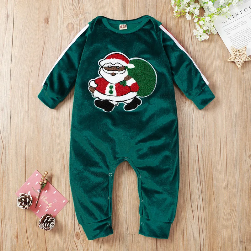 Baby Unisex Santa Xmas Romper Newborn Baby Boys Girls Christmas Romper Green Long Sleeve Body Suit 2020 Bebes Stripe Jumpsuit
Baby Unisex Santa Xmas Romper Newborn Baby Boys Girls Christmas Romper Green Long Sleeve Body Suit 2020 Bebes Stripe Jumpsuit