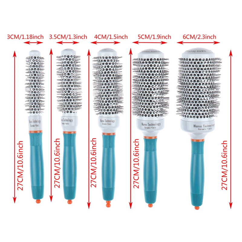 Ceramic Ion Hair Comb Professional Salon Hair Brush Hair Styling Hairbrush Hairdressing Comb Round Curly Hair Rollers Tools Blue
Ceramic Ion Hair Comb Professional Salon Hair Brush Hair Styling Hairbrush Hairdressing Comb Round Curly Hair Rollers Tools Blue