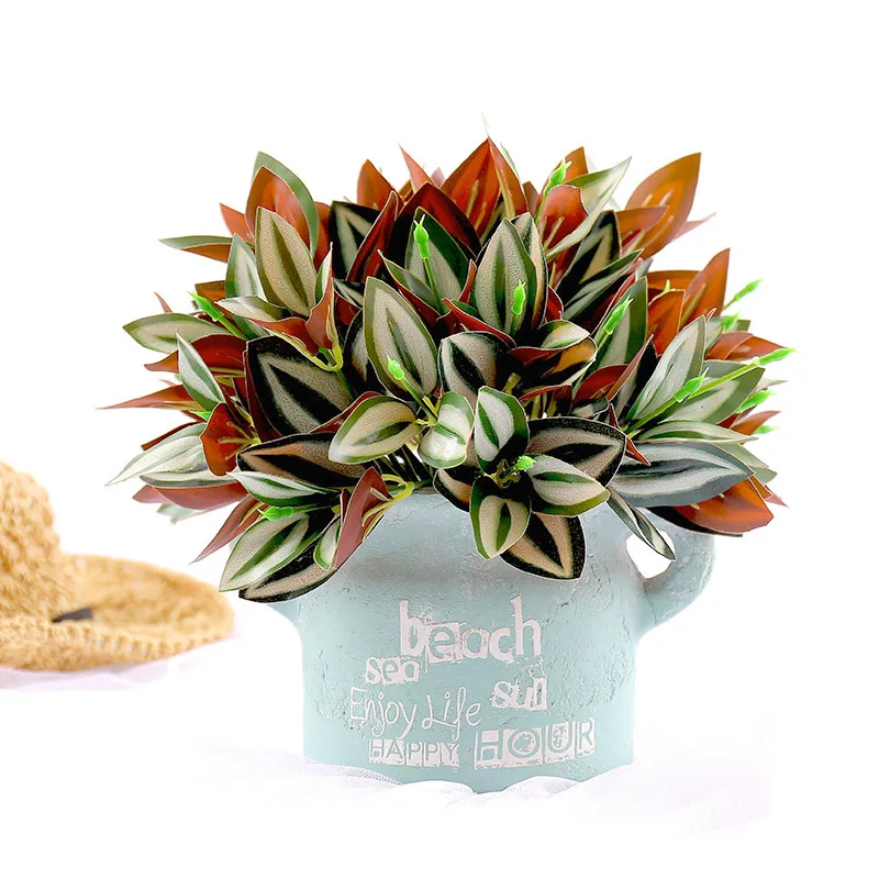 4pcs/Lot Artificial Potted Plants Plastic Leaves Fake Grass Balcony Party Home Garden Table Decor Photography Props Flowers
4pcs/Lot Artificial Potted Plants Plastic Leaves Fake Grass Balcony Party Home Garden Table Decor Photography Props Flowers