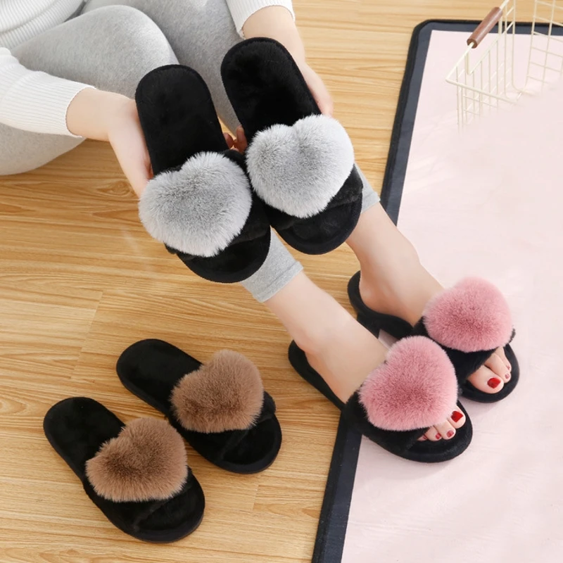 Women Indoor Warm Home Slippers Bedroom Cute Heart Pattern Non-slip Soft Comfort Plush House Slippers Shoes Autumn Winter
Women Indoor Warm Home Slippers Bedroom Cute Heart Pattern Non-slip Soft Comfort Plush House Slippers Shoes Autumn Winter