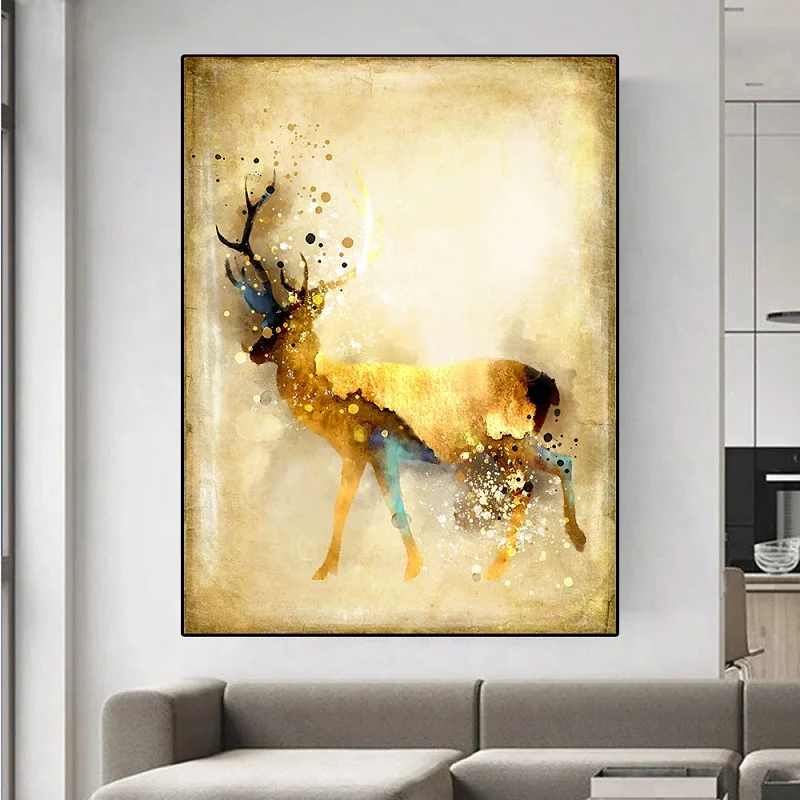 Modern Deer Elk Yellow Canvas Painting Nordic Animal Posters and Prints Wall Art Picture Cuadros For Living Room Home Decoration
Modern Deer Elk Yellow Canvas Painting Nordic Animal Posters and Prints Wall Art Picture Cuadros For Living Room Home Decoration