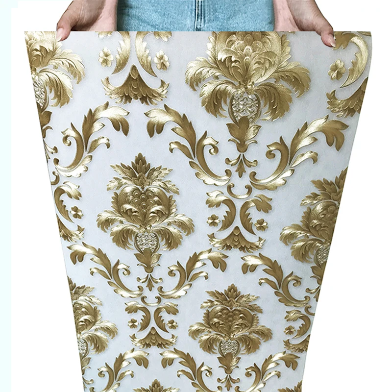 3D Wallpaper European Style Luxury Golden Damascus Wallpapers Roll Living Room TV Sofa Bedroom Home Decor PVC Vinyl Wall Papers
3D Wallpaper European Style Luxury Golden Damascus Wallpapers Roll Living Room TV Sofa Bedroom Home Decor PVC Vinyl Wall Papers
