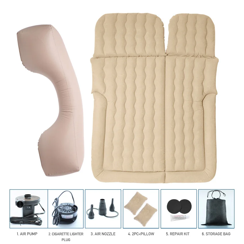 High Quality Inflatable SUV Car Bed Air Car Mattress Camping Mattress for Sale 
High Quality Inflatable SUV Car Bed Air Car Mattress Camping Mattress for Sale