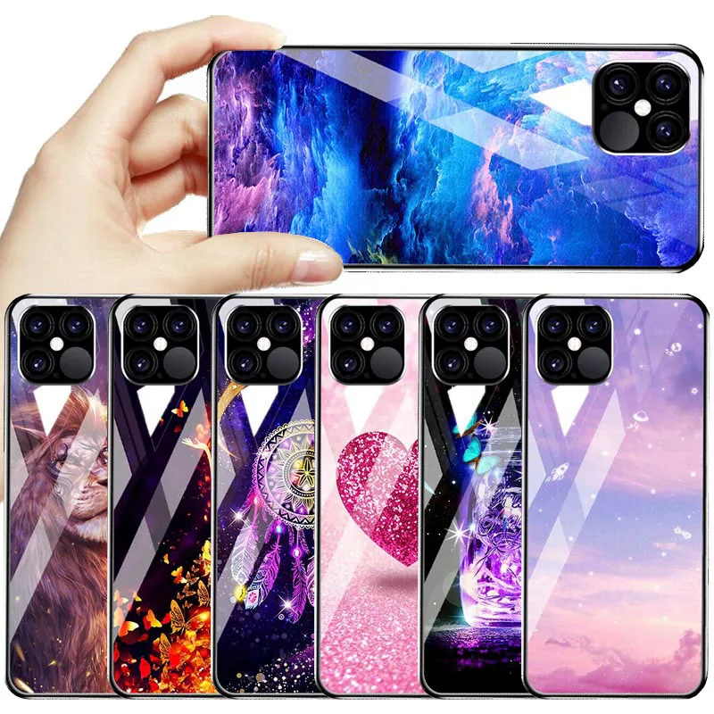 Tempered Glass Cases For iPhone 12 11 Pro Max Case For iphone XR X XS Max SE 2020 12 Mini 7 8 6s 6 Plus Painting Phone Cover 
Tempered Glass Cases For iPhone 12 11 Pro Max Case For iphone XR X XS Max SE 2020 12 Mini 7 8 6s 6 Plus Painting Phone Cover