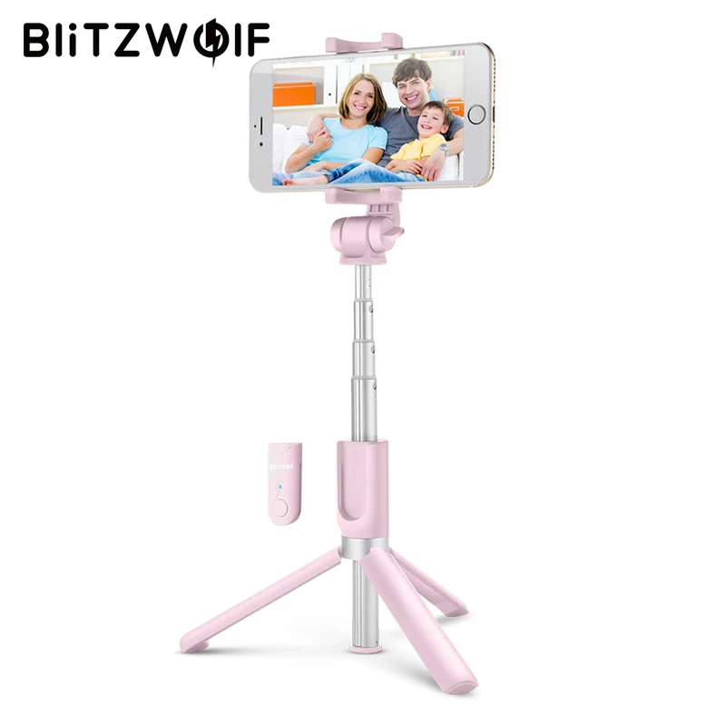 BlitzWolf BW-BS3 Wireless Tripod Selfie Stick Portable bluetooth-compatible Selfie Stick with Tripod for iPhone 11 X for Huawei
BlitzWolf BW-BS3 Wireless Tripod Selfie Stick Portable bluetooth-compatible Selfie Stick with Tripod for iPhone 11 X for Huawei