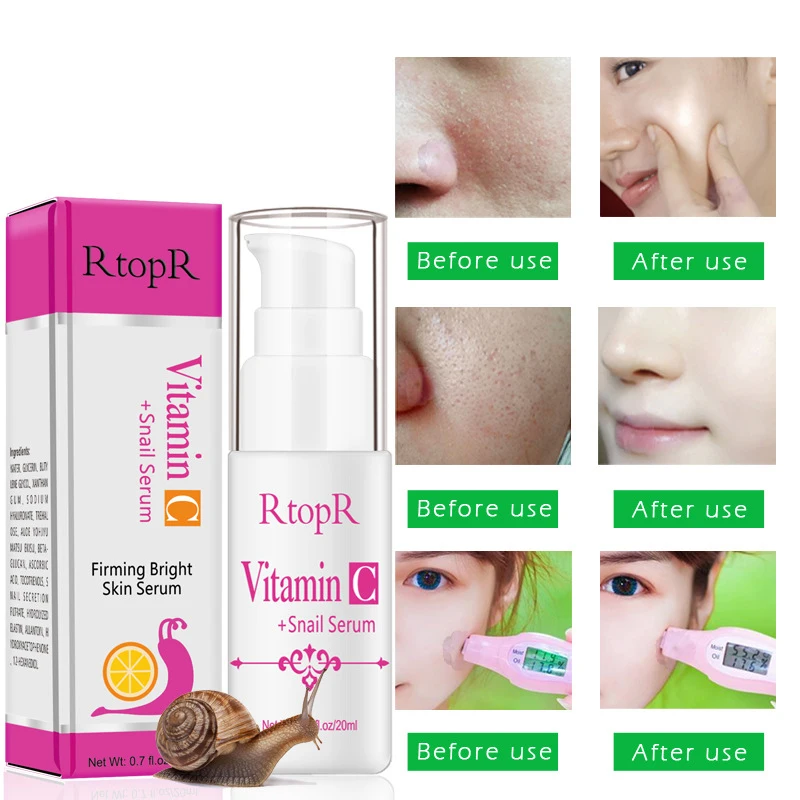 20Ml VC Snail Essence Hyaluronic Acid Serum Whitening Moisturizing Lifting Firming Essence Anti-Aging Skin Care Repair Face Care
20Ml VC Snail Essence Hyaluronic Acid Serum Whitening Moisturizing Lifting Firming Essence Anti-Aging Skin Care Repair Face Care