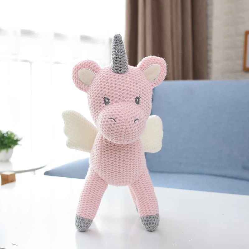 Cartoon Knitted Nursery Toy Child Knit Soft Kawaii Stuffed Animals Doll Handmade Crochet Bunny Stuffed Toys
Cartoon Knitted Nursery Toy Child Knit Soft Kawaii Stuffed Animals Doll Handmade Crochet Bunny Stuffed Toys