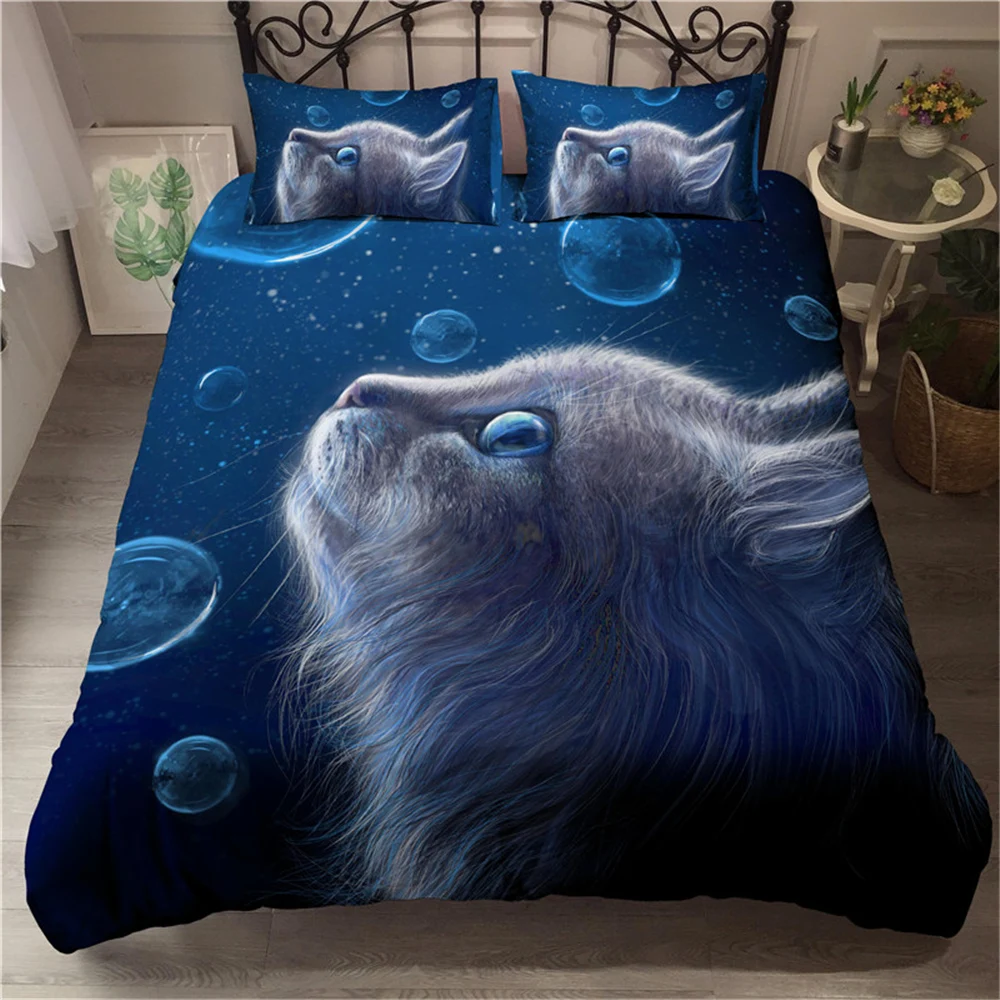 3D Cat Mermaid Bedding Set Fashion Printed Bedroom Decorative Quilt Cover Pillowcase Adult Bedroom Home Textile Set
3D Cat Mermaid Bedding Set Fashion Printed Bedroom Decorative Quilt Cover Pillowcase Adult Bedroom Home Textile Set