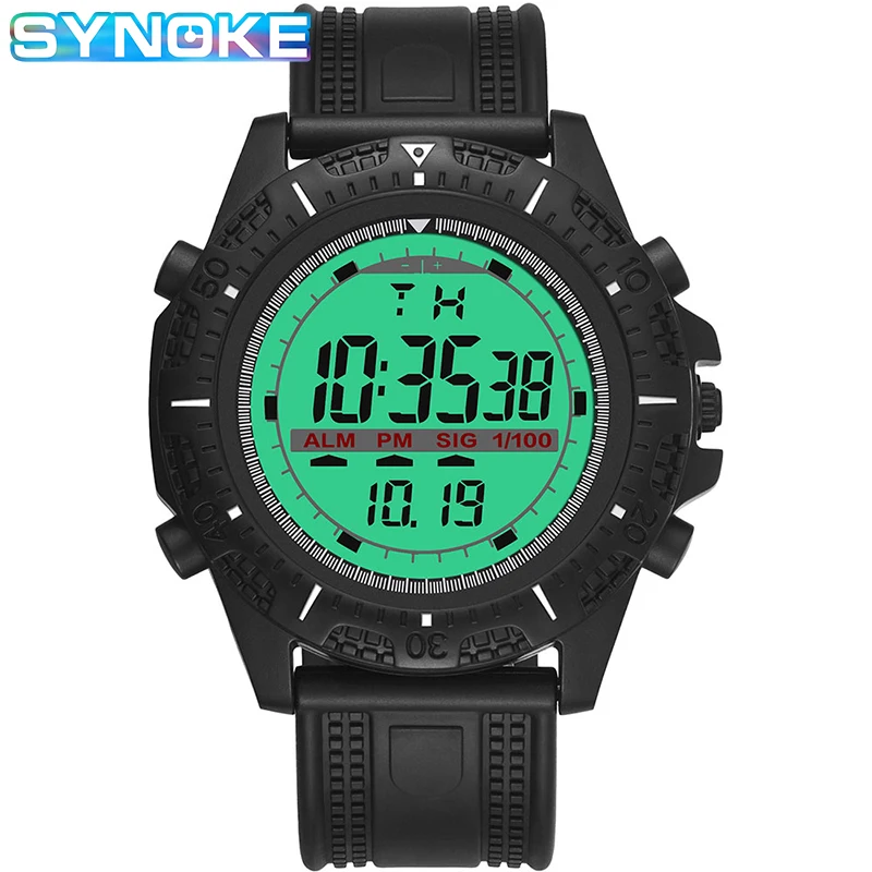SYNOKE Men's Watches Sport Digital Watch LED Life Waterproof Diving Electronic Watch Military Male Wristwatch Horloges Mannen
SYNOKE Men's Watches Sport Digital Watch LED Life Waterproof Diving Electronic Watch Military Male Wristwatch Horloges Mannen