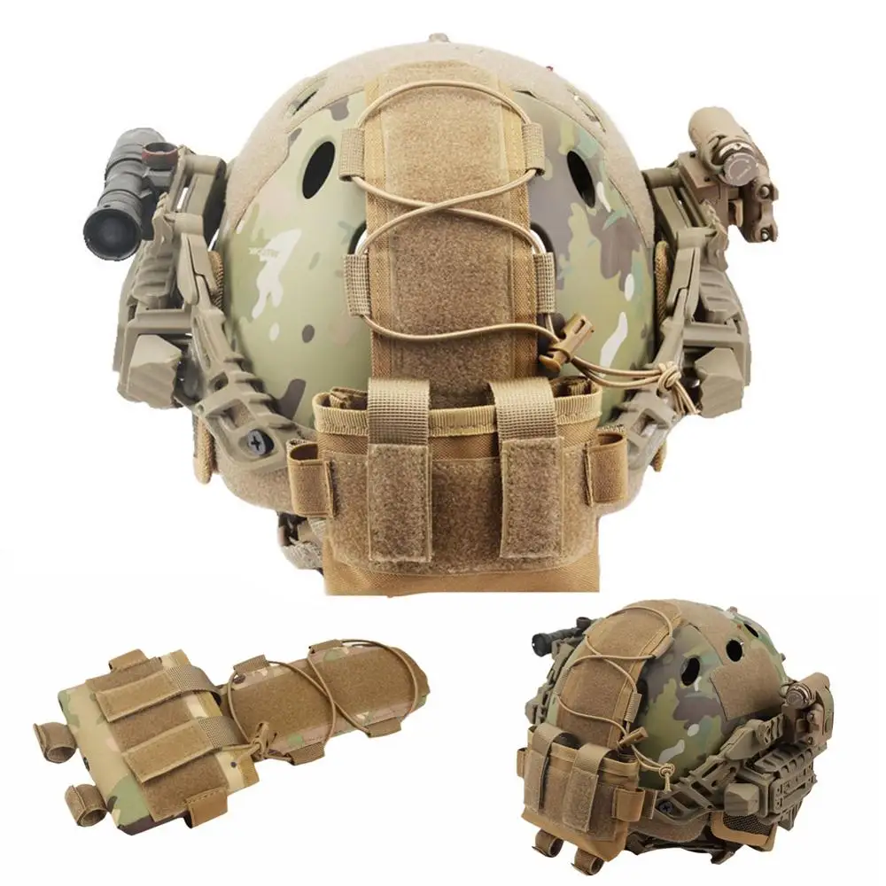 Тактический чехол MK2 для аккумулятора шлема страйкбола охоты камуфляжной
