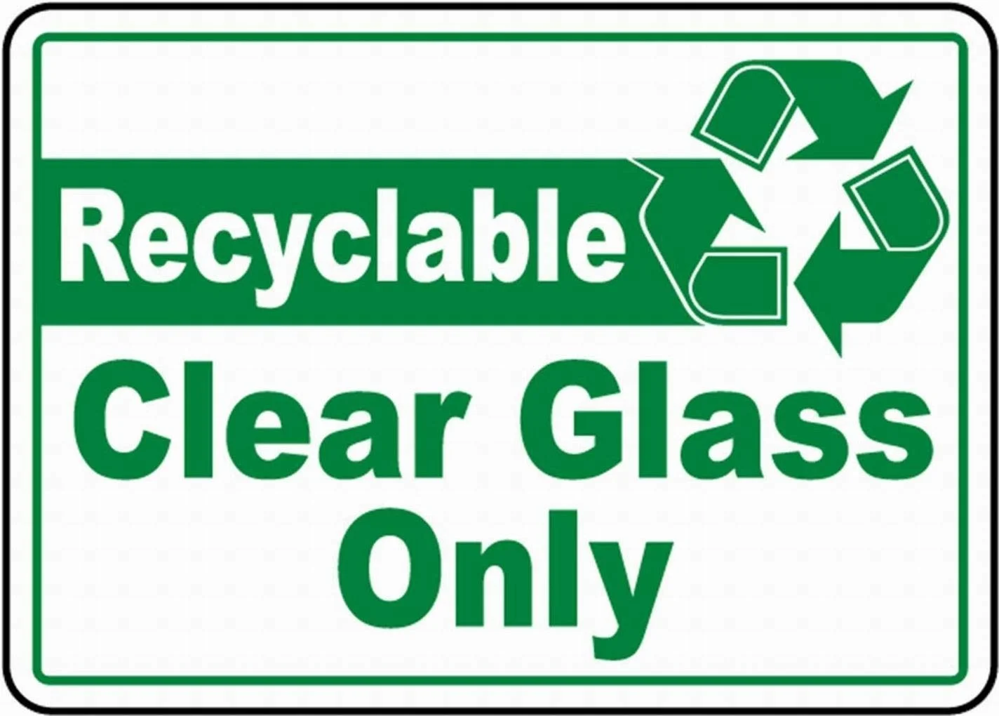 Recyclable Clear Glass Only Retro tin sign nostalgic ornament metal poster garage art deco bar cafe shop
Recyclable Clear Glass Only Retro tin sign nostalgic ornament metal poster garage art deco bar cafe shop