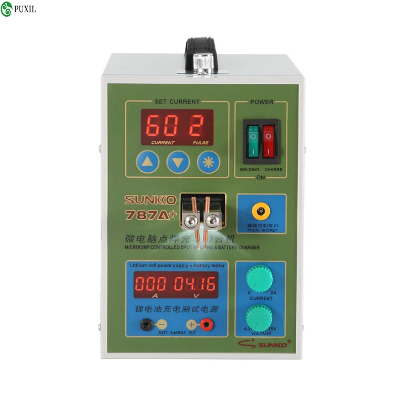 Spot Welder with LED light Battery Welder Applicable Notebook & Phone Battery Precision Welding Pedal 787A+ Battery Spot Welder
Spot Welder with LED light Battery Welder Applicable Notebook & Phone Battery Precision Welding Pedal 787A+ Battery Spot Welder