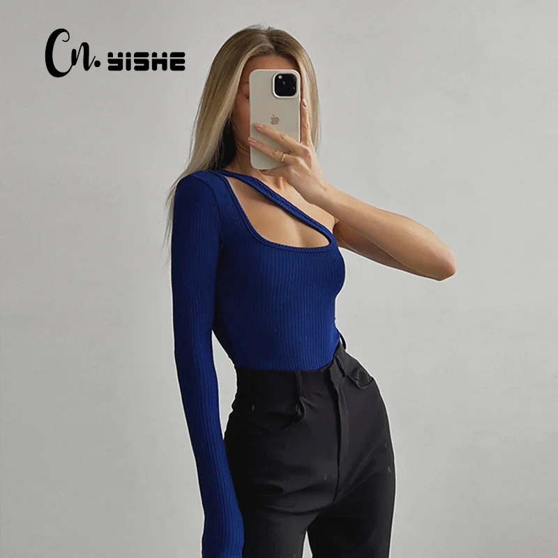 CNYISHE Sexy Hollow Out Skinny Fitness Bodysuit Women Rompers Fashion Pure Color One Shoulder Jumpsuit Female Body Suit Overalls
CNYISHE Sexy Hollow Out Skinny Fitness Bodysuit Women Rompers Fashion Pure Color One Shoulder Jumpsuit Female Body Suit Overalls