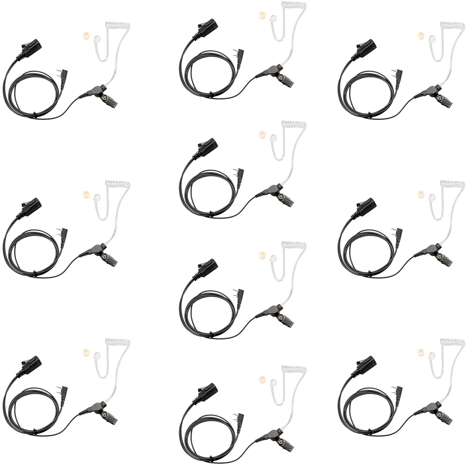 2-контактная Акустическая трубка Гарнитура Walkie Talkies, наушники с микрофоном, совместимые с Kenwood Radio BF-888S Retevis (10 шт. в упаковке)
2-контактная Акустическая трубка Гарнитура Walkie Talkies, наушники с микрофоном, совместимые с Kenwood Radio BF-888S Retevis (10 шт. в упаковке)