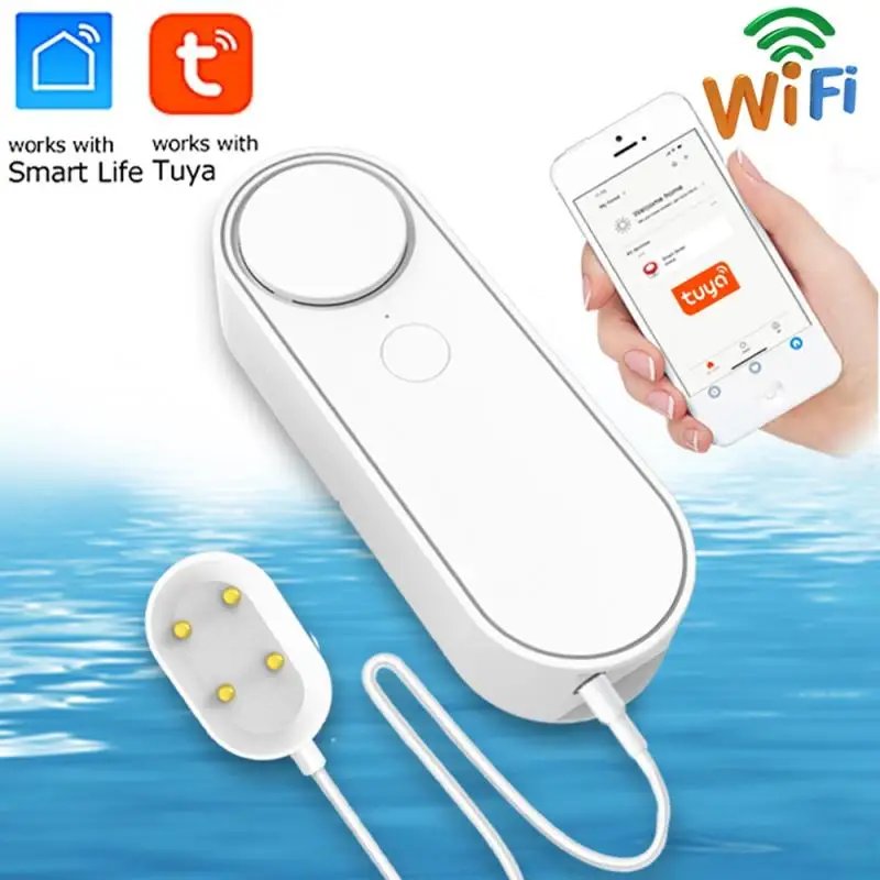 Tuya WiFi Water Sensor SmartHome Kitchen Water Leak Detector SmartLife APP Monitoring Of Leaks Phone Notification Security Alarm
Tuya WiFi Water Sensor SmartHome Kitchen Water Leak Detector SmartLife APP Monitoring Of Leaks Phone Notification Security Alarm