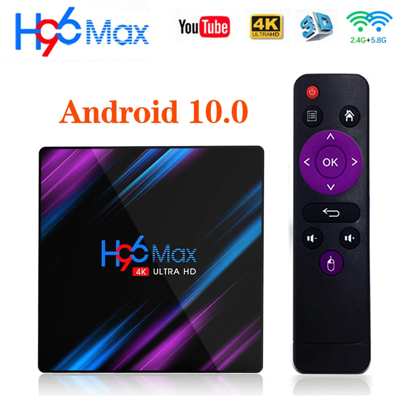 Приставка Смарт-ТВ H96 MAX RK3318, Android 11, 4G, 32 ГБ, 2 ГБ, 16 ГБ, 4K, Youtube, Wi-Fi, BT
Приставка Смарт-ТВ H96 MAX RK3318, Android 11, 4G, 32 ГБ, 2 ГБ, 16 ГБ, 4K, Youtube, Wi-Fi, BT