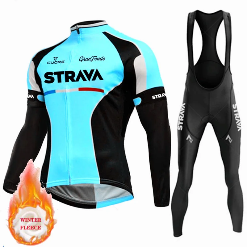 2022 STRAVA Winter Cycling Jersey Set Men Fleece Racing Bike Cycling Suit Mountian Bicycle Ropa Ciclismo Warm Cycling Clothing
2022 STRAVA Winter Cycling Jersey Set Men Fleece Racing Bike Cycling Suit Mountian Bicycle Ropa Ciclismo Warm Cycling Clothing
