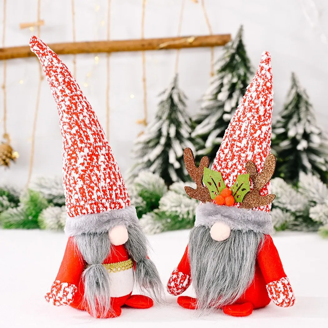 1Pc Deluxe Santa Gnomes Gonks Christmas Decorations Teddy Doll Xmas Gift Navidad Christmas Snow Hat Antlers Red Faceles
1Pc Deluxe Santa Gnomes Gonks Christmas Decorations Teddy Doll Xmas Gift Navidad Christmas Snow Hat Antlers Red Faceles