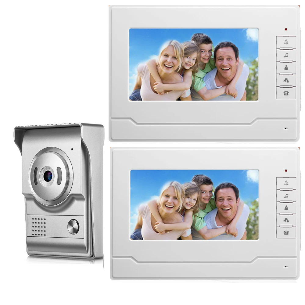 Yobang Security 7"Home Intercom System Waterproof Camera Video Doorphone Visual Intercom Hands-free Two-way Audio Door Bell
Yobang Security 7"Home Intercom System Waterproof Camera Video Doorphone Visual Intercom Hands-free Two-way Audio Door Bell