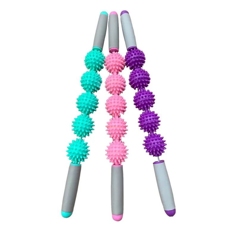 1Pc Gym Muscle Massage Roller Yoga Stick Body Leg Slimming Muscle Massage Relax Sticks With 5 Point Spiky Ball For Fat Burning
1Pc Gym Muscle Massage Roller Yoga Stick Body Leg Slimming Muscle Massage Relax Sticks With 5 Point Spiky Ball For Fat Burning