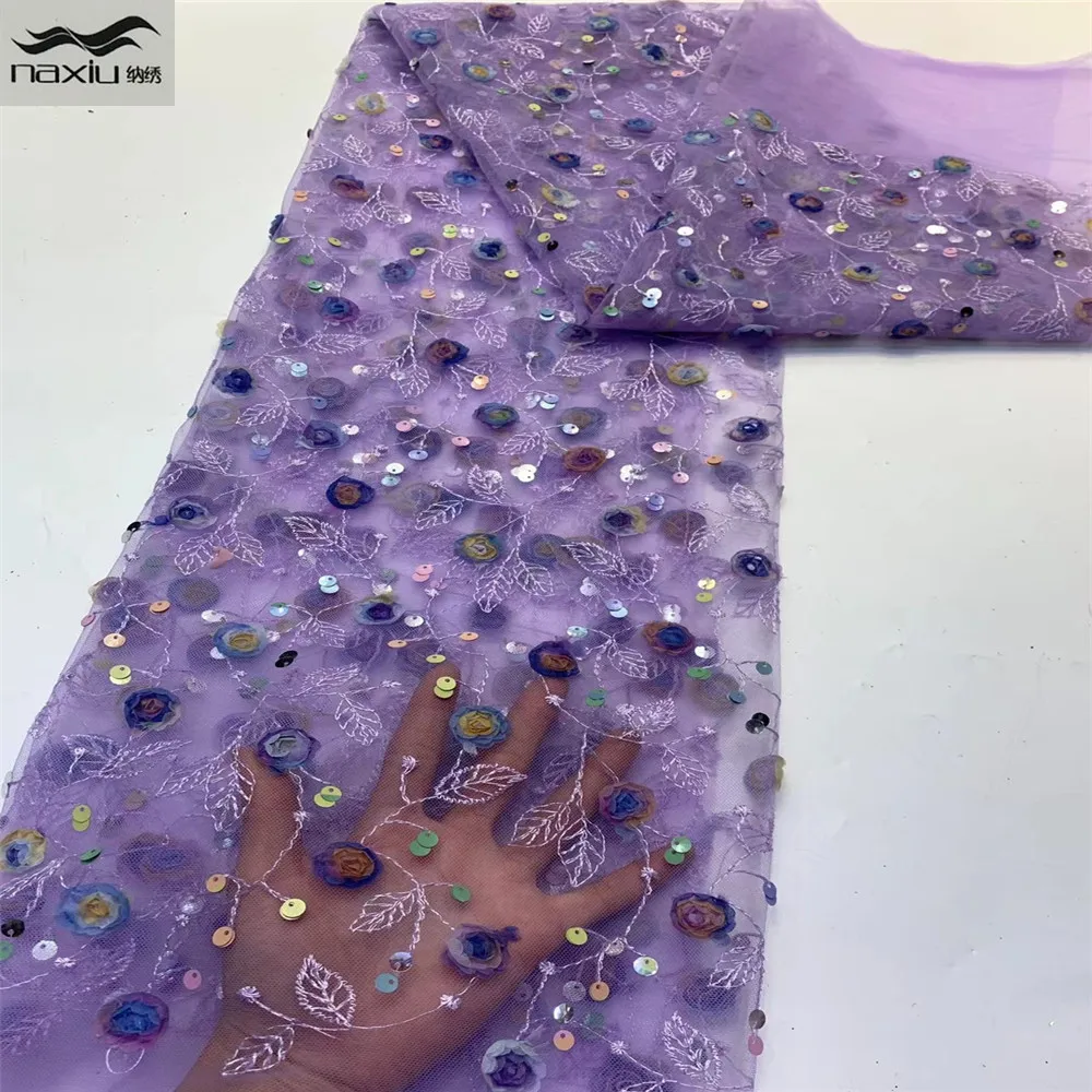 Madison Latest African Sequins Lace Fabric 2021 Embroidery French Tulle Lace Material Nigeria Lace Material For Dress 
Madison Latest African Sequins Lace Fabric 2021 Embroidery French Tulle Lace Material Nigeria Lace Material For Dress