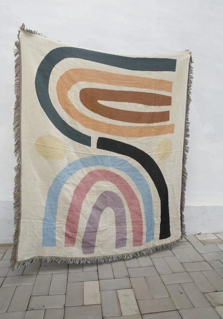 Instagram Style Europe and America Creative Sofa Cover Tapestry Decorative Blanket Art Blanket Abstract Cover Blanket Rainbow
Instagram Style Europe and America Creative Sofa Cover Tapestry Decorative Blanket Art Blanket Abstract Cover Blanket Rainbow