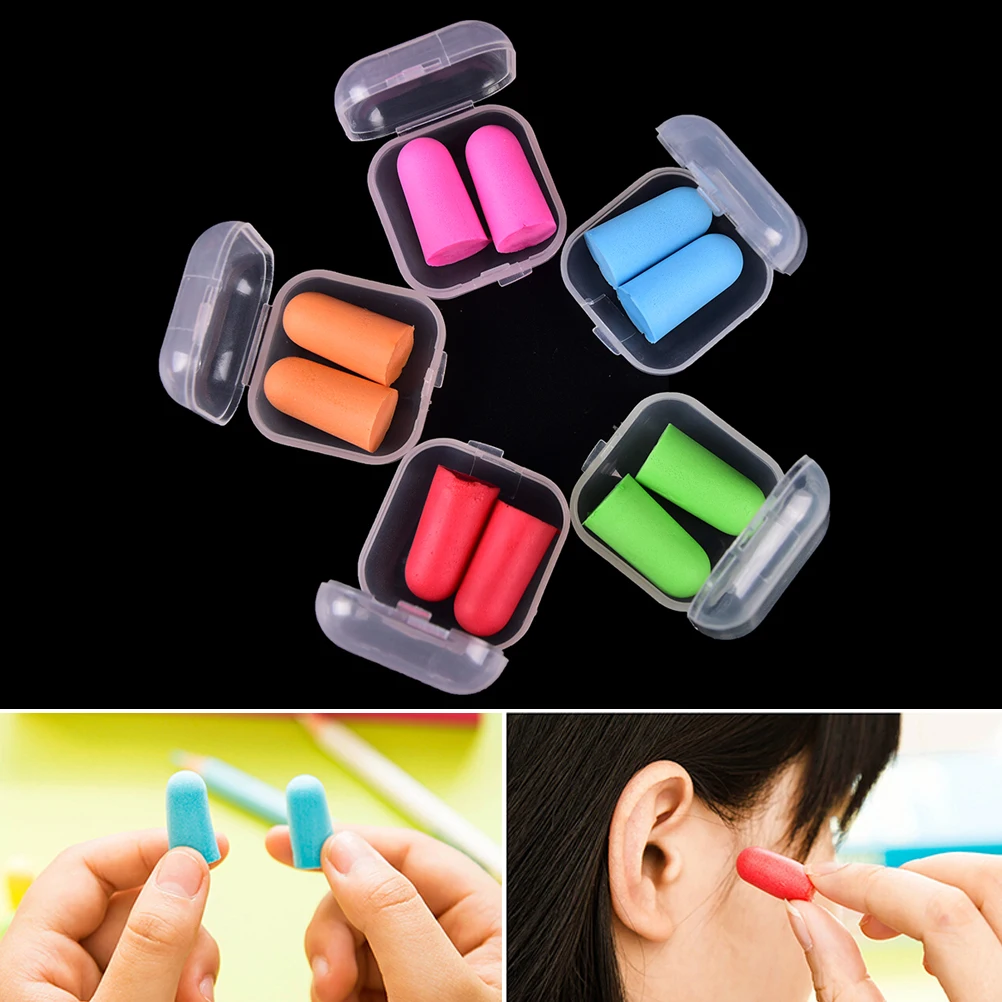 2Pcs Anti-noise Soft Ear Plugs Sound Insulation Ear Protection Earplugs Sleeping Plugs For Travel Noise Reduction With Case
2Pcs Anti-noise Soft Ear Plugs Sound Insulation Ear Protection Earplugs Sleeping Plugs For Travel Noise Reduction With Case