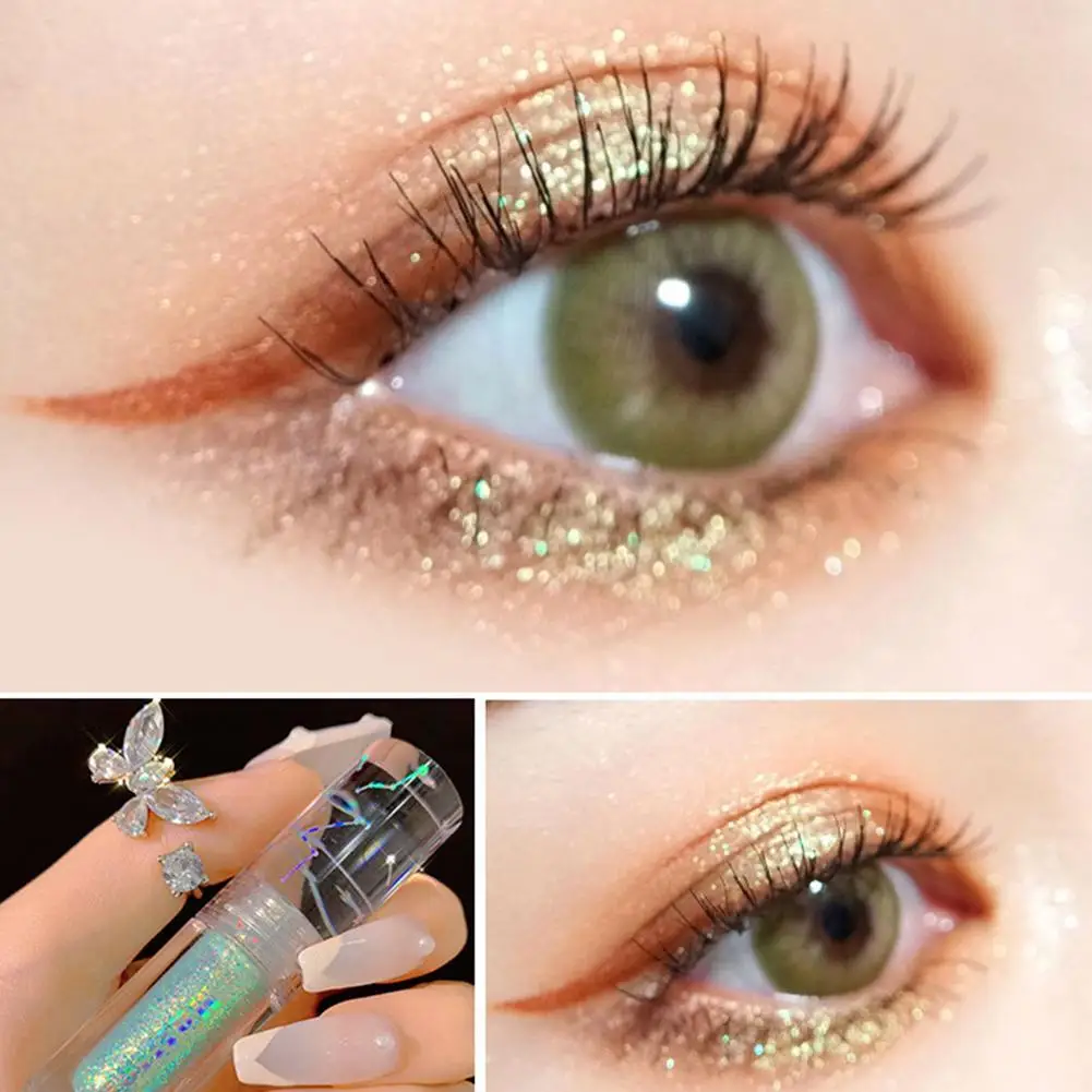 6Color Metallic Diamond Liquid Eyeshadow Pearlescent Waterproof Eyeshadow Eye Shimmer Glitter Makeup Eyeshadow Y6J2
6Color Metallic Diamond Liquid Eyeshadow Pearlescent Waterproof Eyeshadow Eye Shimmer Glitter Makeup Eyeshadow Y6J2