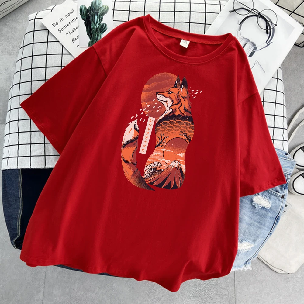 Japanese Fox Kawaii Cartoon Womens T-Shirt Hip Hop Style T Shirts 2021 Summer Cool T Shirt Fashion Loose Base Tees For Women
Japanese Fox Kawaii Cartoon Womens T-Shirt Hip Hop Style T Shirts 2021 Summer Cool T Shirt Fashion Loose Base Tees For Women