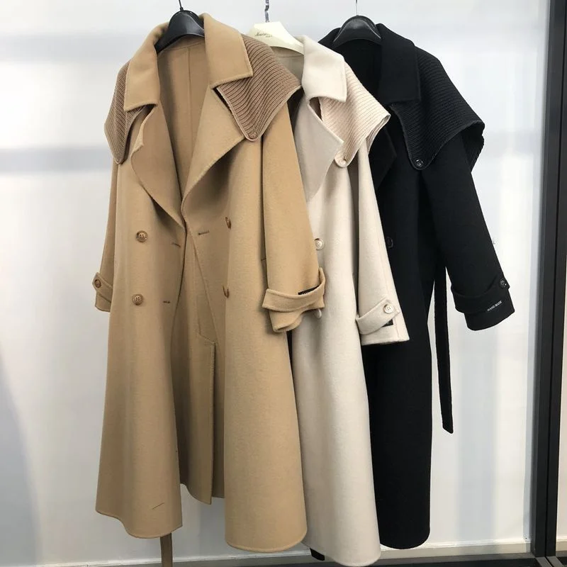 Hepburn camel fur coat women's mid autumn and winter long loose large lapel temperament wool coat
Hepburn camel fur coat women's mid autumn and winter long loose large lapel temperament wool coat