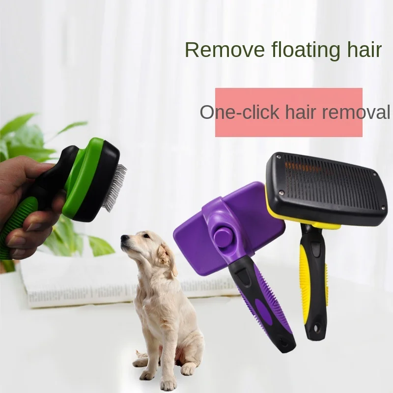 Self-cleaning gilling dog and cat large scale open knot comb pet comb tun hair beauty to floating hair hair hair removal
Self-cleaning gilling dog and cat large scale open knot comb pet comb tun hair beauty to floating hair hair hair removal