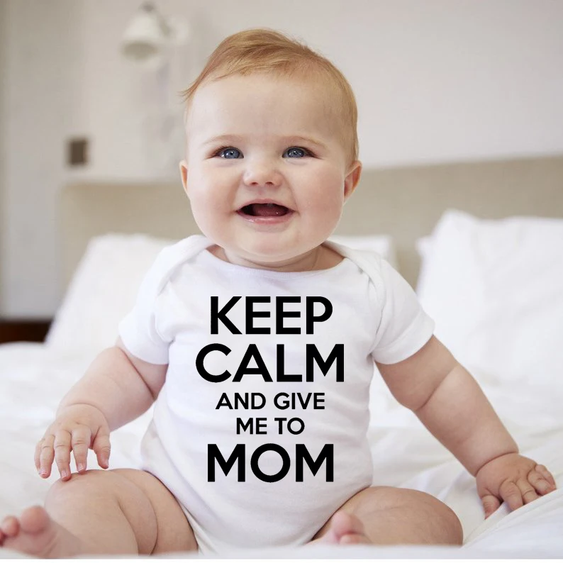 Keep Calm and Give Me to Mom Newborn Baby Bodysuit Cotton Rompers Jumpsuit Baby Body Boys Girls Onesies Outfits Clothes
Keep Calm and Give Me to Mom Newborn Baby Bodysuit Cotton Rompers Jumpsuit Baby Body Boys Girls Onesies Outfits Clothes