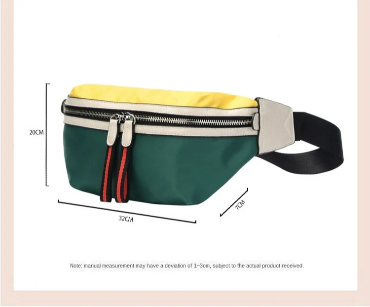Fashion Wear Resistant Nylon Cloth Color Women's Waist Bag Bananka Bag Belt Casual Wind Bag Women's Satchel Belly Belt Bag
Fashion Wear Resistant Nylon Cloth Color Women's Waist Bag Bananka Bag Belt Casual Wind Bag Women's Satchel Belly Belt Bag