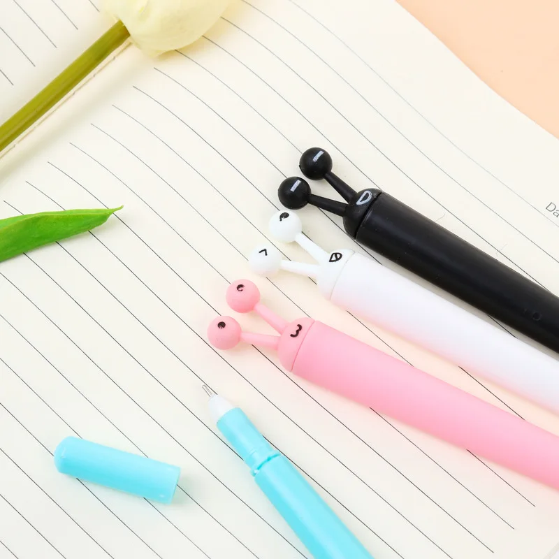 Learning Stationery Neutral Pen Creative Insect Summer New Plastic Student Water Factory Direct Sale | Канцтовары для офиса и