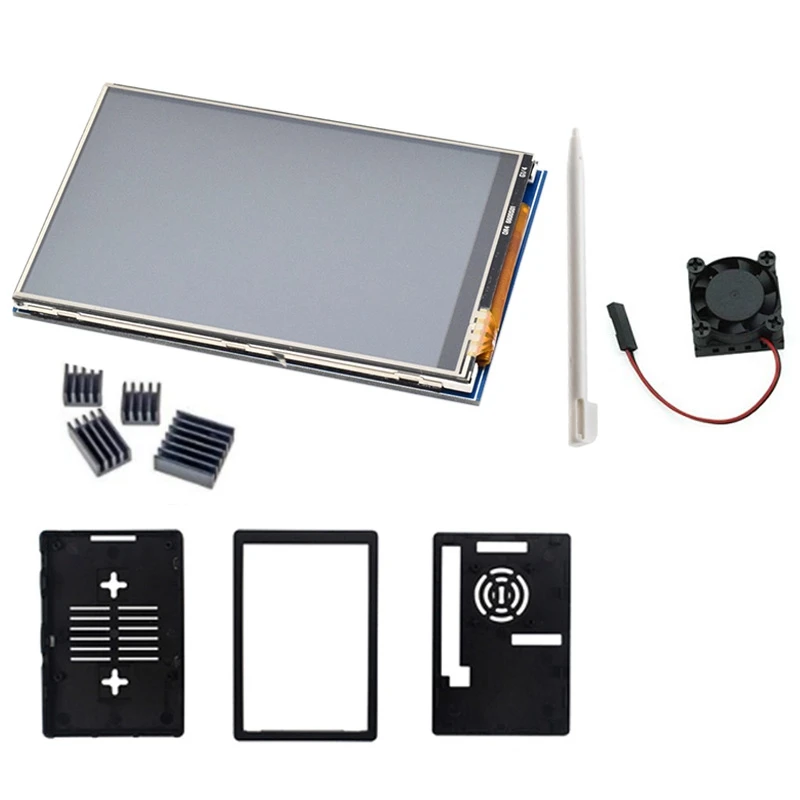 Для Raspberry Pi 4B 3B 3B + нажмите Sn 3,5 дюймовый ЖК-дисплей + сенсорная ручка + чехол из АБС-пластика + охлаждающий вентилятор для Raspberry Pi 4B
Для Raspberry Pi 4B 3B 3B + нажмите Sn 3,5 дюймовый ЖК-дисплей + сенсорная ручка + чехол из АБС-пластика + охлаждающий вентилятор для Raspberry Pi 4B