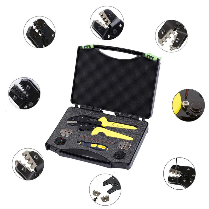 Обжимные плоскогубцы PARON 5 в 1 для электрических кабелей, многофункциональные Автоматические щипцы для проводов, сменные штампы, инструмент ... 
Обжимные плоскогубцы PARON 5 в 1 для электрических кабелей, многофункциональные Автоматические щипцы для проводов, сменные штампы, инструмент ...