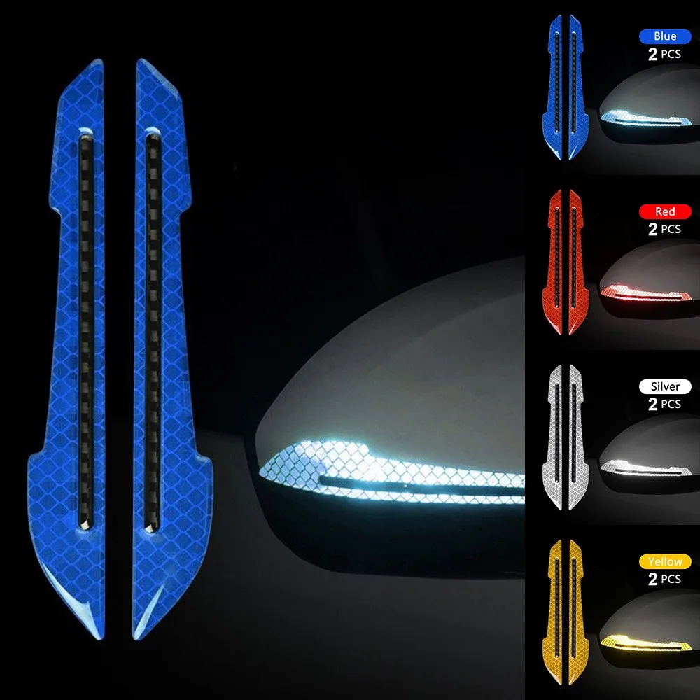 2pcs Car Rearview Mirror Reflective Sticker Car-styling Safety Warning Reflective Sticker Auto Rearview Mirror Decorative Strip
2pcs Car Rearview Mirror Reflective Sticker Car-styling Safety Warning Reflective Sticker Auto Rearview Mirror Decorative Strip