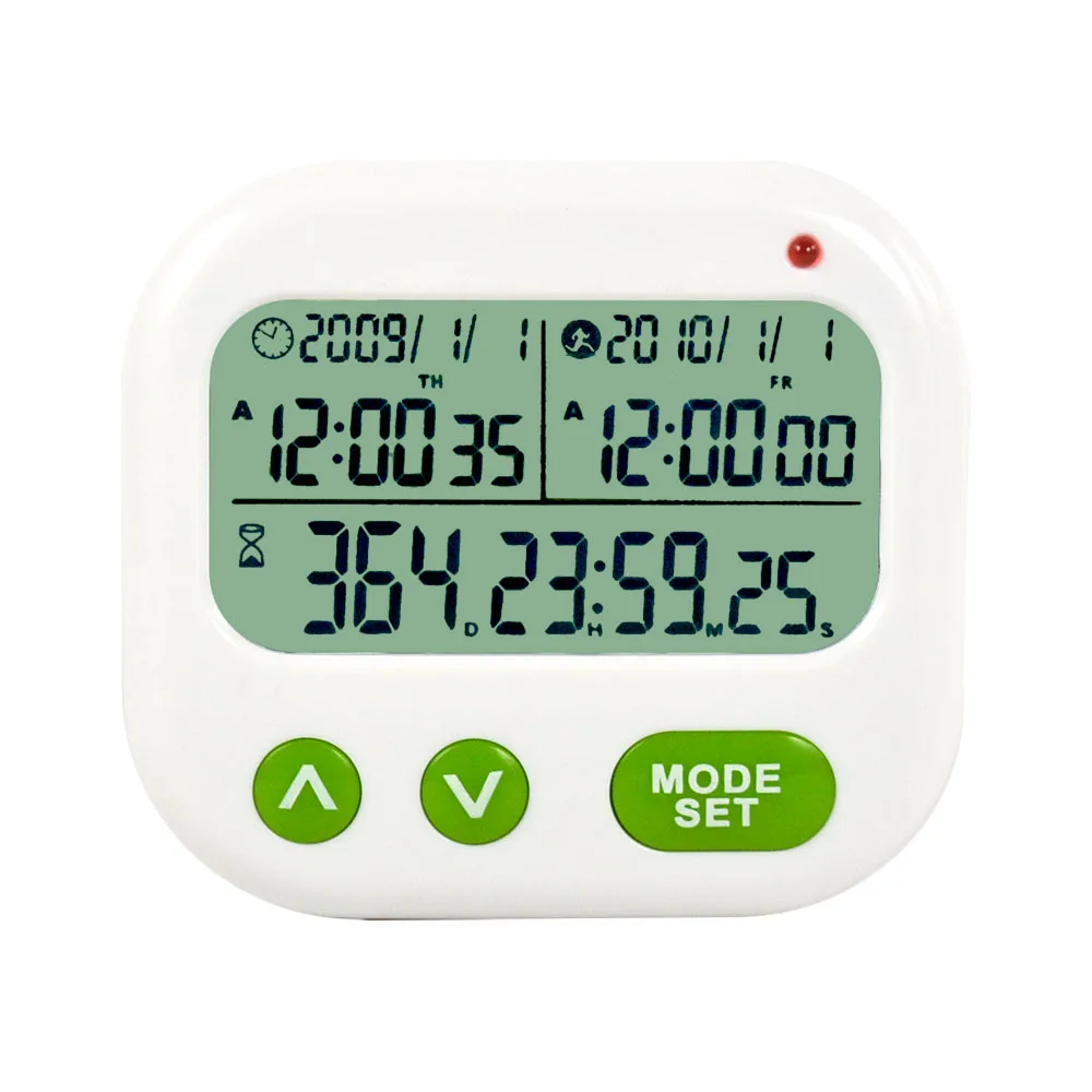 Digital LCD Display 1999 Days Countdown Year Month Week Day Date Time Timer Desk Mini Alarm Clock Event Exam Count Down Reminder
Digital LCD Display 1999 Days Countdown Year Month Week Day Date Time Timer Desk Mini Alarm Clock Event Exam Count Down Reminder