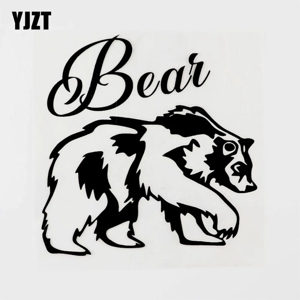 YJZT 13.3CM×13.6CM Fashion Car-styling Animal Bear Vinyl Decal Car Sticker Black/Silver 8C-0423
YJZT 13.3CM×13.6CM Fashion Car-styling Animal Bear Vinyl Decal Car Sticker Black/Silver 8C-0423
