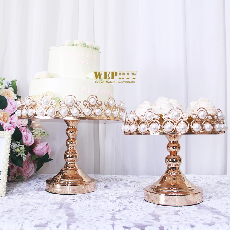 

Decorating Wedding Cupcake stand afternoon tea Cake Stand Round Metal Cake Stands Dessert Display Cupcake Stands