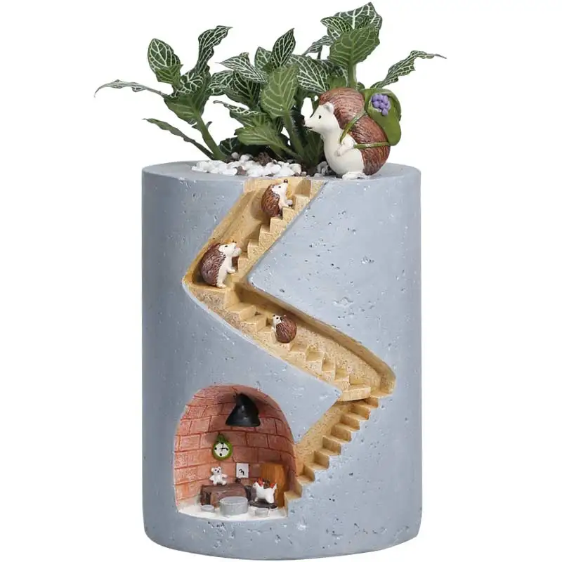 1Pc Creative Animal Flowerpot Pen Holder Storage Succulents Planter Rabbit Hedgehog Decorative Pot Desktop Artware Ornament
1Pc Creative Animal Flowerpot Pen Holder Storage Succulents Planter Rabbit Hedgehog Decorative Pot Desktop Artware Ornament
